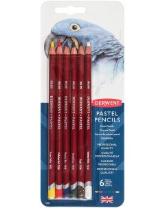 Набор карандашей пастельных Pastel Pencils 6 шт в блистере Derwent