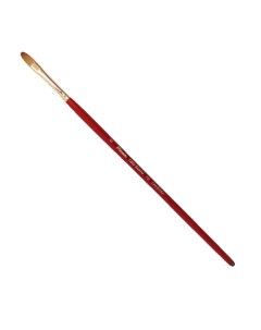 Кисть синтетика 6 овальная Oro Rosso 757 короткая ручка Pinax