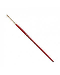 Кисть синтетика 4 круглая Oro Rosso 751 короткая ручка Pinax