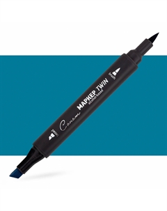 Маркер спиртовой "TWIN Brush" Глубокий небесно-голубой Сонет