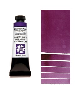 Акварель в тубе 15 мл Квинакридоновая пурпурная Quinacridone Purple PV 55 Daniel smith