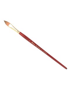 Кисть синтетика овальная язык Oro Rosso 756 короткая ручка Pinax