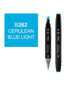 Маркер спиртовой Touch Twin цв B262 лазурный голубой Shinhan art (touch)