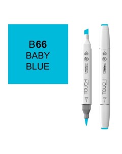 Маркер спиртовой BRUSH Touch Twin цв B66 голубой Shinhan art (touch)