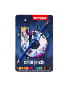 Набор цветных карандашей 12 шт синяя упаковка Bruynzeel