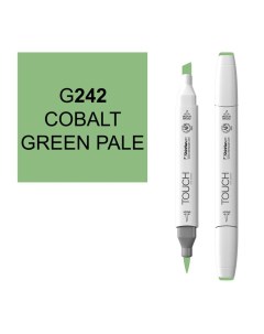 Маркер спиртовой BRUSH Touch Twin цв G242 светло зелёный кобальт Shinhan art (touch)