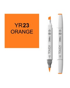 Маркер спиртовой BRUSH Touch Twin цв YR23 оранжевый Shinhan art (touch)