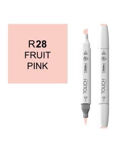 Маркер спиртовой BRUSH Touch Twin цв R28 розовый фрукт Shinhan art (touch)