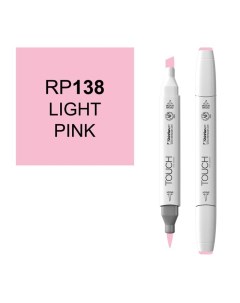 Маркер спиртовой BRUSH Touch Twin цв RP138 светлый розовый Shinhan art (touch)