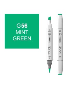 Маркер спиртовой BRUSH Touch Twin цв G56 зеленая мята Shinhan art (touch)