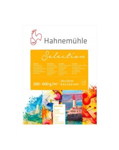 Альбом склейка для акварели Hahnemuhle Aquarell Selection 12 24х32 см 12 л 12 видов Hahnemuhle fineart