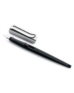 Ручка перьевая для каллиграфии 011 joy 1 1 мм Черно серебристый Lamy