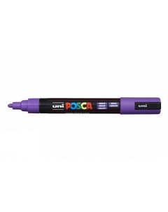 Маркер POSCA PC 5M 1 8 2 5 мм наконечник пулевидный цвет фиолетовый Uni
