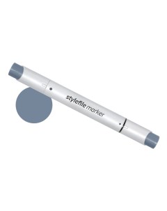 Маркер двухсторонний на спиртовой основе Brush №CG6 серый холодный 6 Stylefile