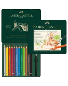 Набор карандашей акварельных Faber castell Albrecht Durer 12 цв размер XL проф ные в металле Faber–сastell