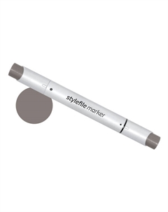 Маркер двухсторонний на спиртовой основе Brush №WG7 серый теплый 7 Stylefile