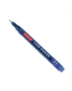 Ручка капиллярная LINE MAKER 0 3 мм синий Derwent