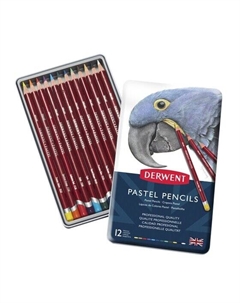 Набор карандашей пастельных "Pastel Pencils" 12 цв в метал кор Derwent