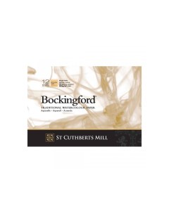 Альбом склейка для акварели Bockingford Rough крупное зерно 21х29 7 см 12 л 300 г белый St cuthberts mill