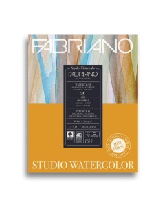 Альбом склейка для акварели Watercolour studio Сатин 20 3x25 4 см 20 л 200 г Fabriano
