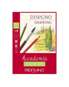 Блокнот склейка для графики Accademia А4 30 л 200 г Fabriano
