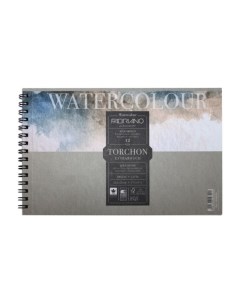 Альбом для акварели на спирали Watercolour studio Torchon 13 5х21 см 12 л 300 г Fabriano