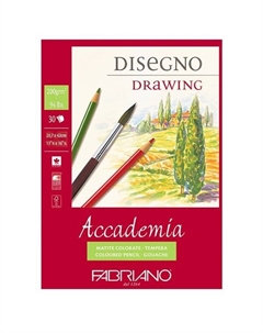 Блокнот-склейка для графики "Accademia" А3 30 л 200 г Fabriano