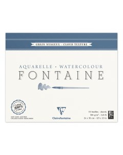 Альбом склейка для акварели Fontaine Nuageux Clairefontaine