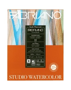 Альбом склейка для акварели Watercolour Studio 28x35 6 см 12 л 300 г Fabriano