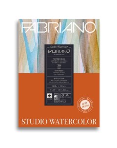 Альбом склейка для акварели Watercolour Studio Сатин 22 9x30 5 см 50 л 300 г Fabriano