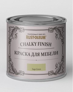 Краска для мебели ультраматовая Chalky банка 125 мл цвет шалфей Rust-oleum