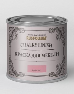 Краска для мебели ультраматовая Chalky банка 125 мл цвет розовый сумеречный Rust-oleum