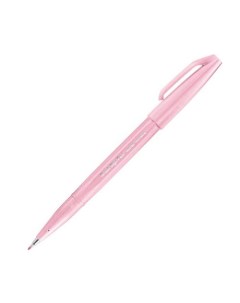 Фломастер кисть Brush Sign Pen цвет бледно розовый Pentel