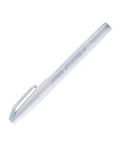 Фломастер кисть Brush Sign Pen цвет светло серый Pentel