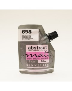 Акрил Abstract matt 60 мл хинакридон розовый Sennelier