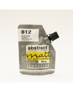 Акрил Abstract matt 60 мл оливковый светлый Sennelier