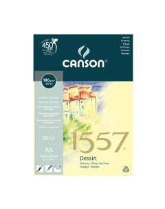 Альбом склейка для графики 1557 14 8х21 см 30 л 180 г Canson