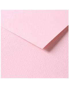 Бумага цветная Tulipe 50х65 см 160 г легкое зерно светло розовый Clairefontaine