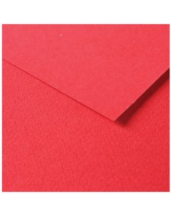 Бумага цветная Tulipe 50х65 см 160 г легкое зерно красный мак Clairefontaine