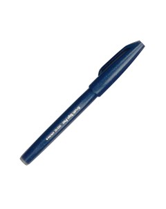 Фломастер кисть Brush Sign Pen цвет темно синий Pentel