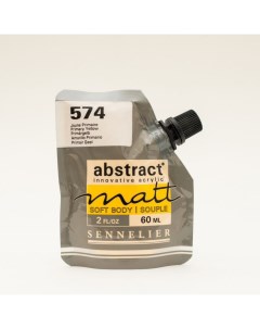 Акрил Abstract matt 60 мл желтый Sennelier