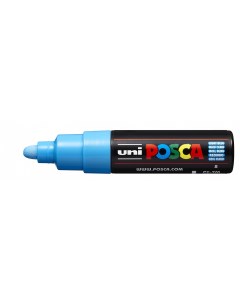 Маркер POSCA PC 7M 4 5 5 5 мм наконечник пулевидный цвет голубой Uni