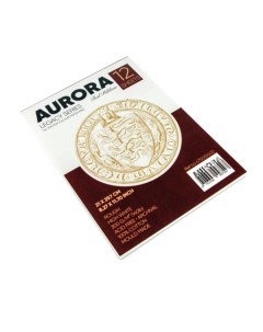 Альбом склейка для акварели А4 12 л 300 г 100 хлопок Aurora