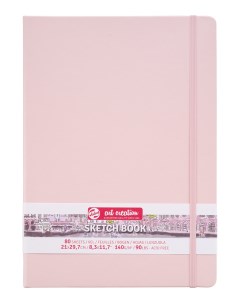 Блокнот для зарисовок Art Creation 21х30 см 80 л 140 г твердая обложка розовый Royal talens