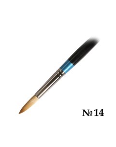 Кисть синтетика 14 круглая AQUAFINE короткая ручка Daler rowney