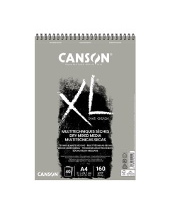 Альбом для графики SAND GRAIN NATURAL серая бумага А4 40л 160 г Canson