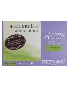 Альбом склейка для акварели Artistico Extra White Торшон 35x51 см 15 л 300 г Fabriano