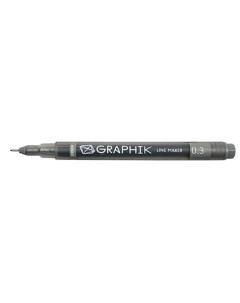 Ручка капиллярная LINE MAKER 0 3 мм графит Derwent