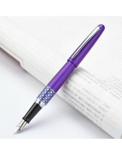 Ручка перьевая M 0 58 мм синие чернила корпус фиолетовый Pilot
