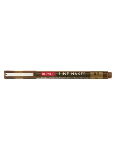 Ручка капиллярная LINE MAKER 0 5 мм сепия Derwent